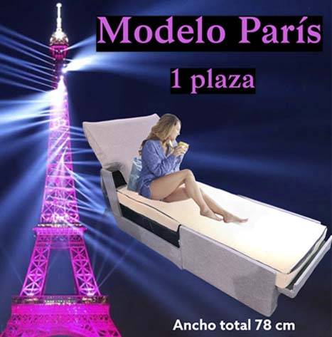 SOFA CAMA 1 Plaza Modelo Paris